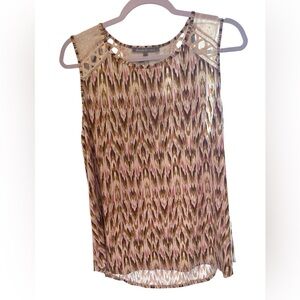 Daniel Rainn Pastel Sleeveless Blouse NWT